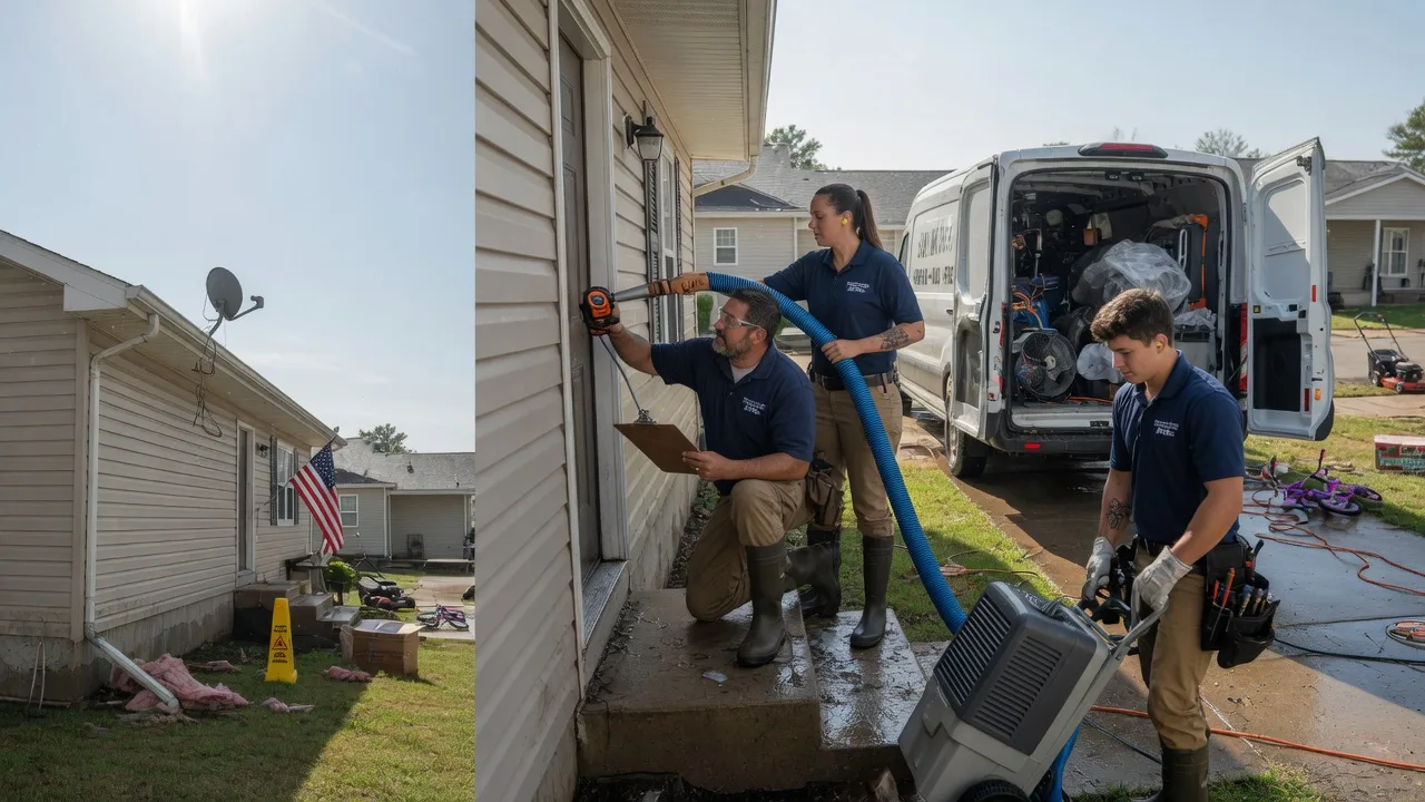Ceiling Water Damage Restoration in Hurst, TX near me